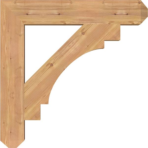 Western Red Cedar Craftsman Smooth Bracket D2932