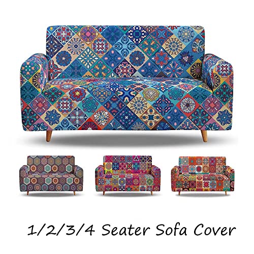 Orange Stretch Sofa Slipcover for 3-Seater N642512