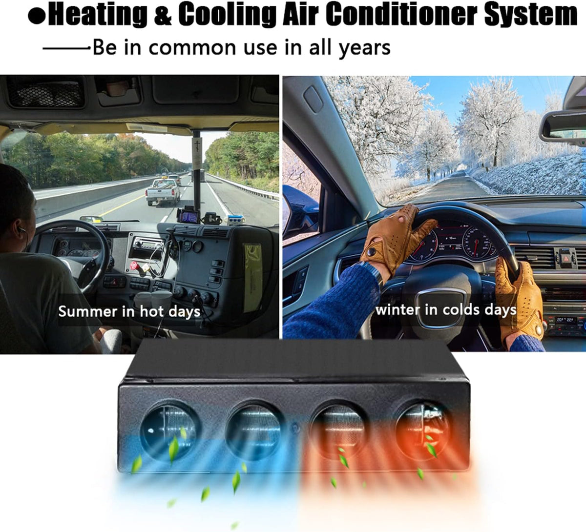 12V DC Under Dash Car Air Conditioner K271