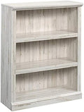 White 3-Shelf Wood Bookcase D797652