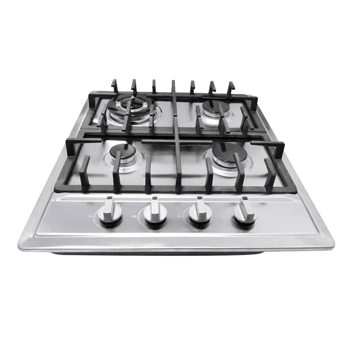 Stainless Steel 4-Burner Built-In Gas Cooktop N8702