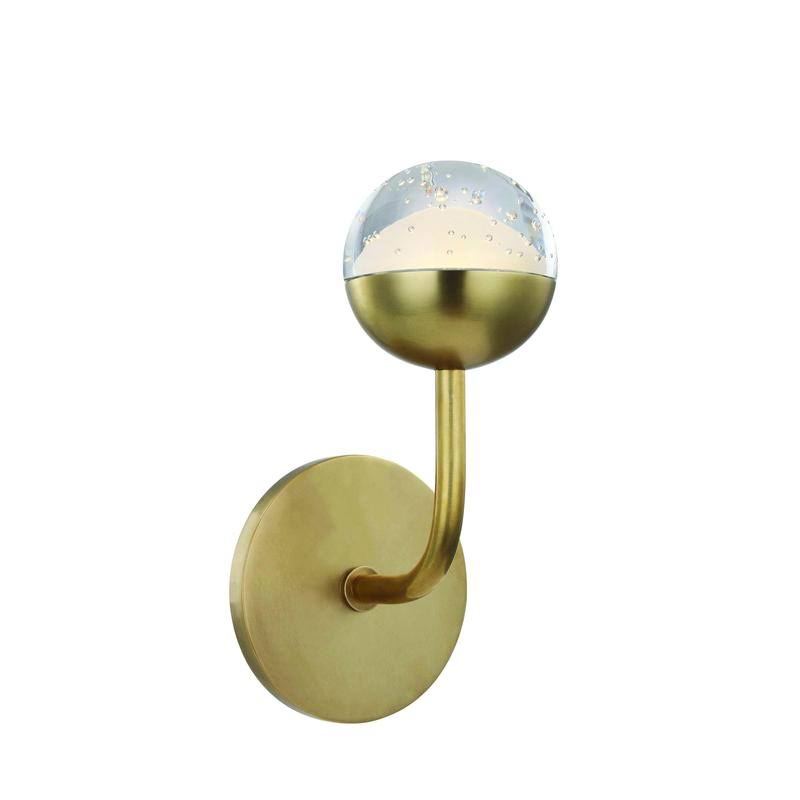 Aged Brass LED Bath Light I511105