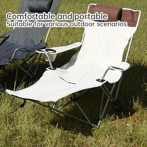 Reclining Camping Chair with Foot Rest, 3.75 lbs, Supports 264 lbs V69810