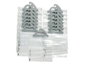 Hanging Storage Bags, 15-Pack of 10 x 12.5-inch Clear Plastic Bags X888978