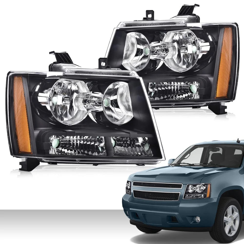 Headlights Assembly for Chevy Suburban Tahoe Avalanche P4078