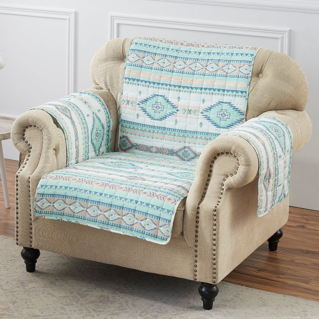 Tan Reversible Armchair Protector K361