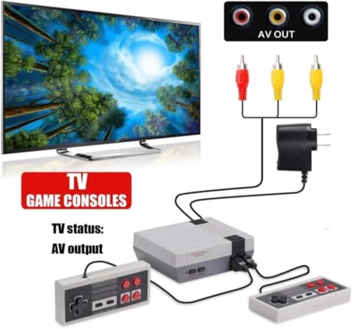 Retro Game Console with 620 Games and 2 Controllers W78738
