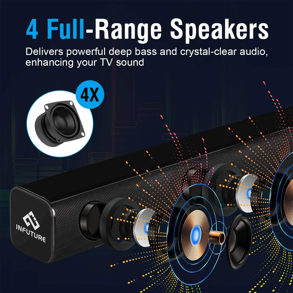 29-Inch TV Sound Bar with Subwoofer W358