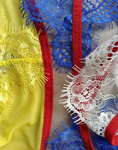 Lace Bra and Panty Set Halter Babydoll Q27730