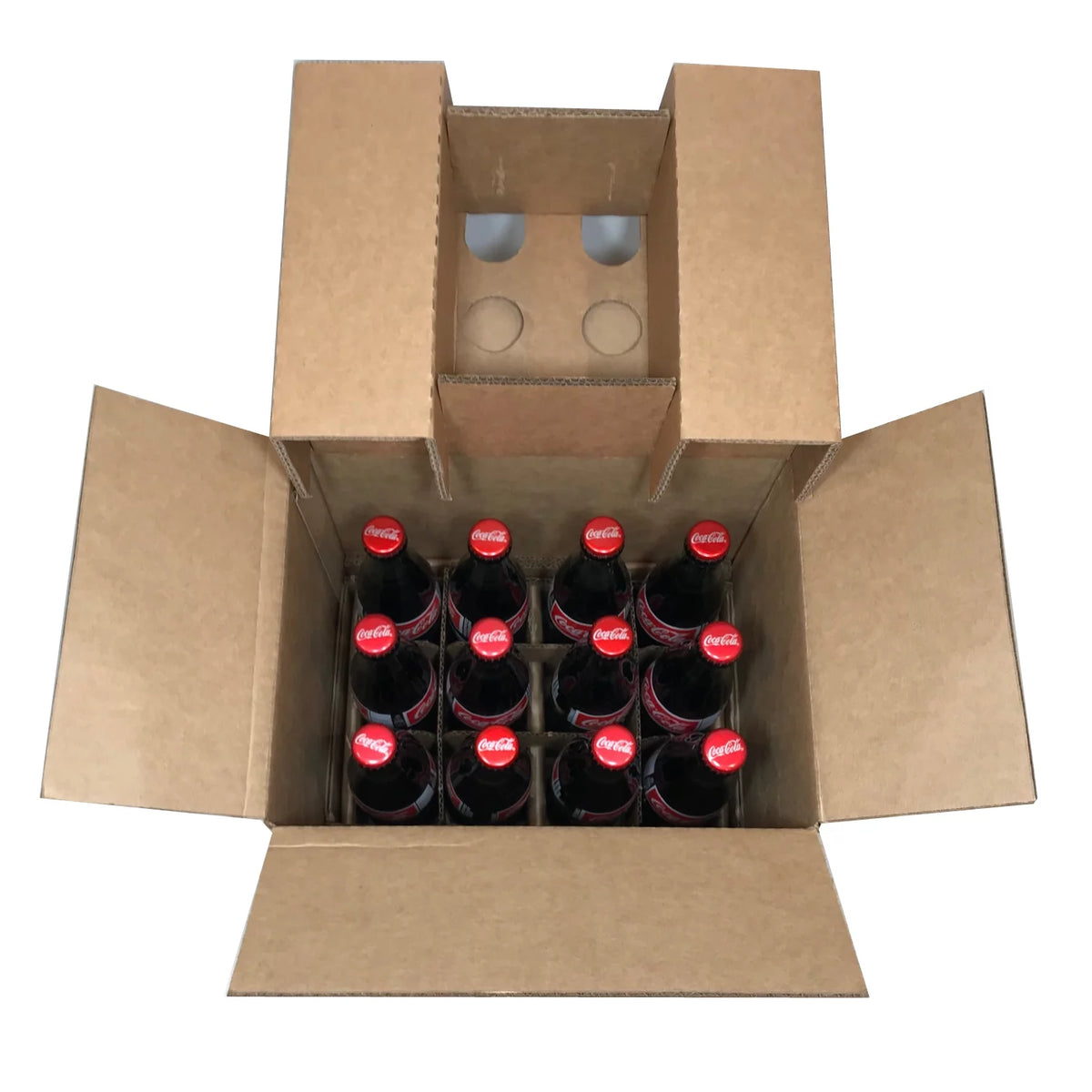 12 fl. oz. Glass Bottle Case (12-Pack) Sweetened Coke W66301