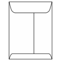 White Kraft 9 x 12 inch Open End Catalog Envelopes, Box of 500 M49808