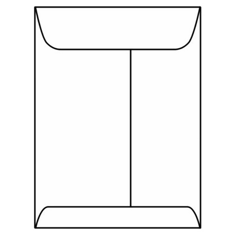White Kraft 9 x 12 inch Open End Catalog Envelopes, Box of 500 M49808