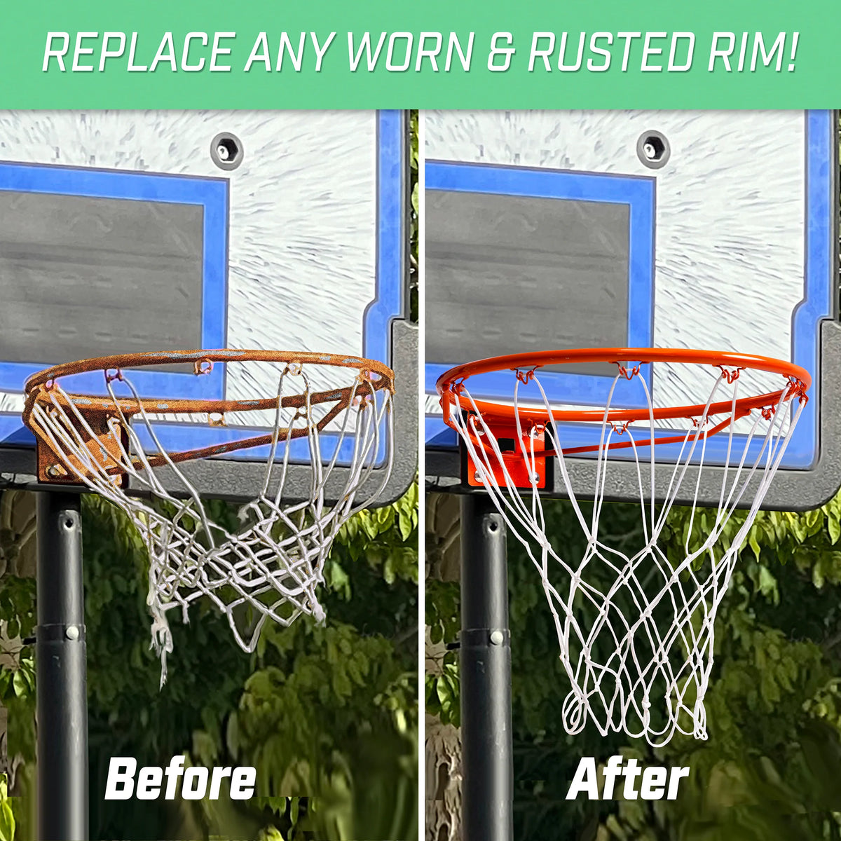 18 Steel Basketball Rim T570