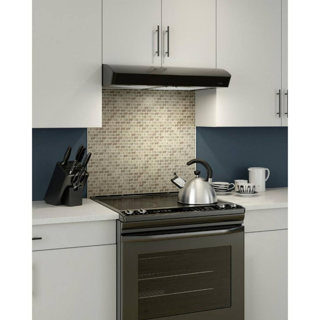 Black Under Cabinet Range Hood T373