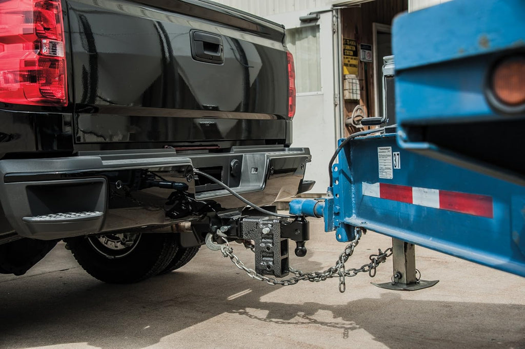 Drop Hitch 2.5" Receiver Class V 21K Towing Hitch with Dual Hitch Ball, Pintle Lock & 2 Hitch (6" Drop 2.5") V9213