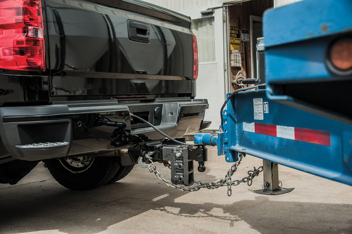 Drop Hitch 2.5" Receiver Class V 21K Towing Hitch with Dual Hitch Ball, Pintle Lock & 2 Hitch (6" Drop 2.5") V9213