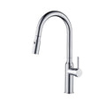 Chrome Brass Kitchen Faucet with Sprayer E81936