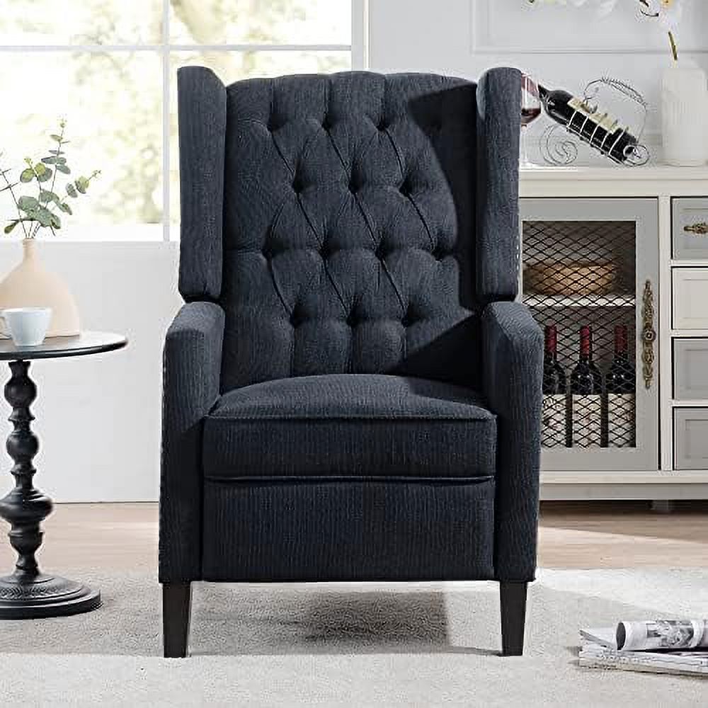 Recliner Chair with Wing Back Upholstered Lounge Sofa Chair F84676