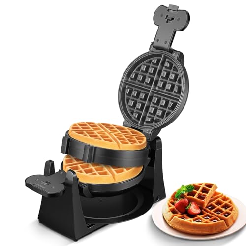 1400W Double Belgian Waffle Maker S164853