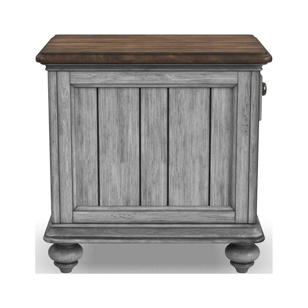 Brown Wood Chairside Table U351091