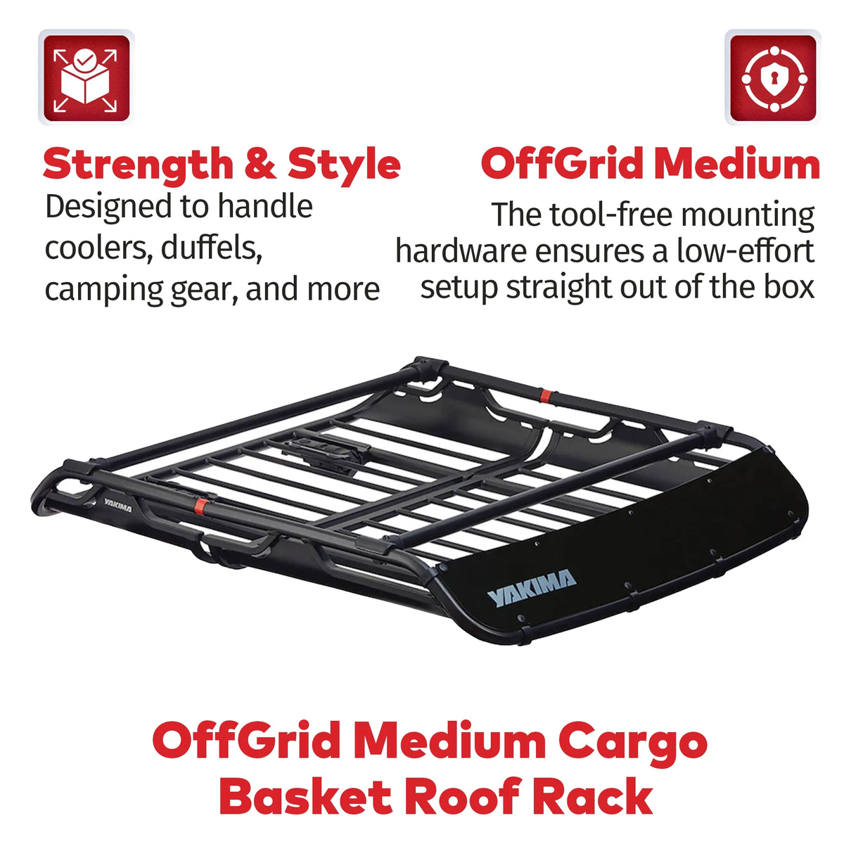 Cargo Basket Rack with Quick Release Mounting J120
