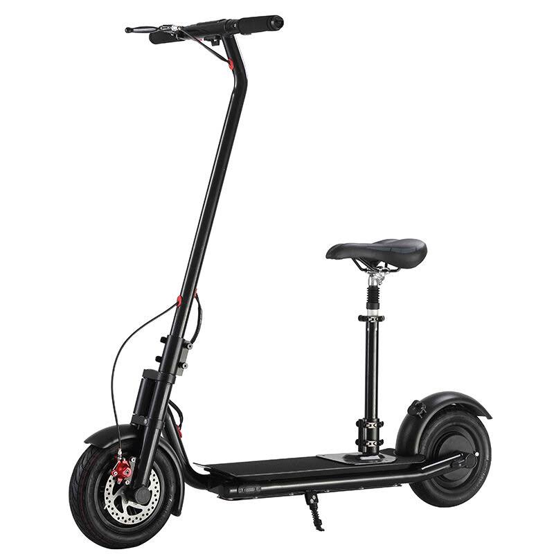 Foldable Electric Scooter with Saddle J637681