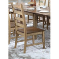 Ladder Back Dining Side Chair Set of 2 L7697