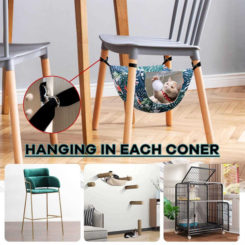 Cat Cage Hammock Double Layer Plush Hanging Pet Bed M868