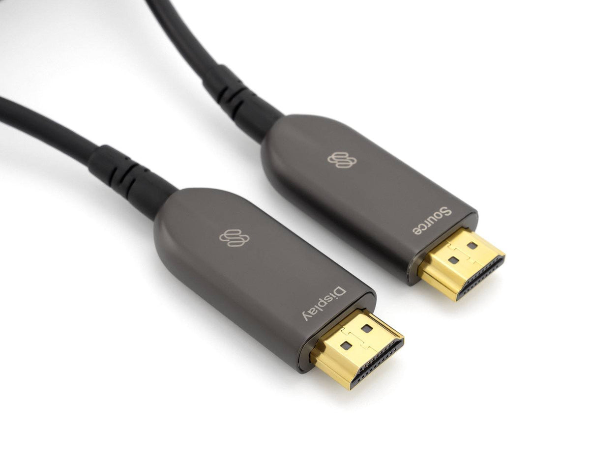 Black 30ft Fiber 8K HDMI 2.1 Cable T1075