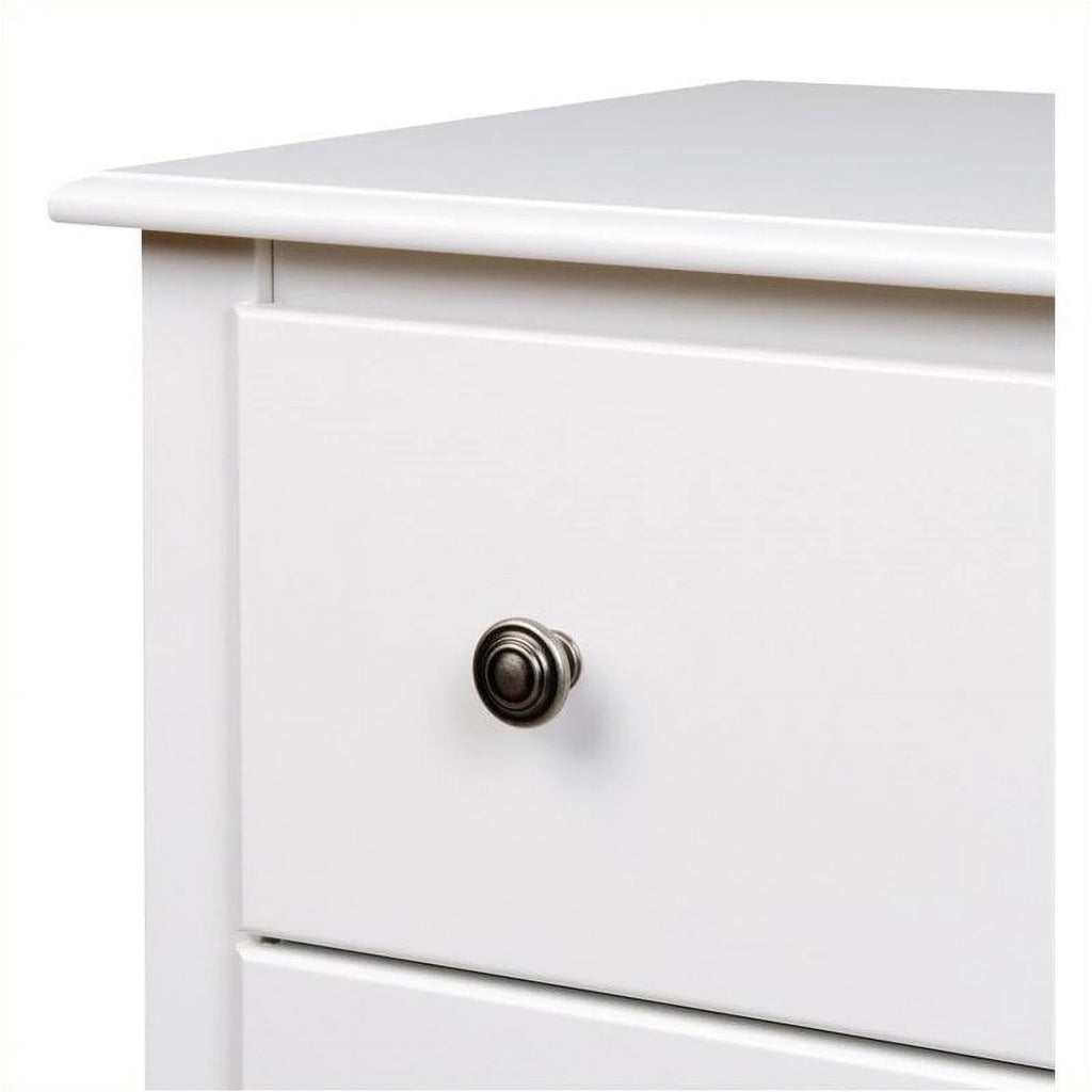 White Engineered Wood TV Armoire M10531