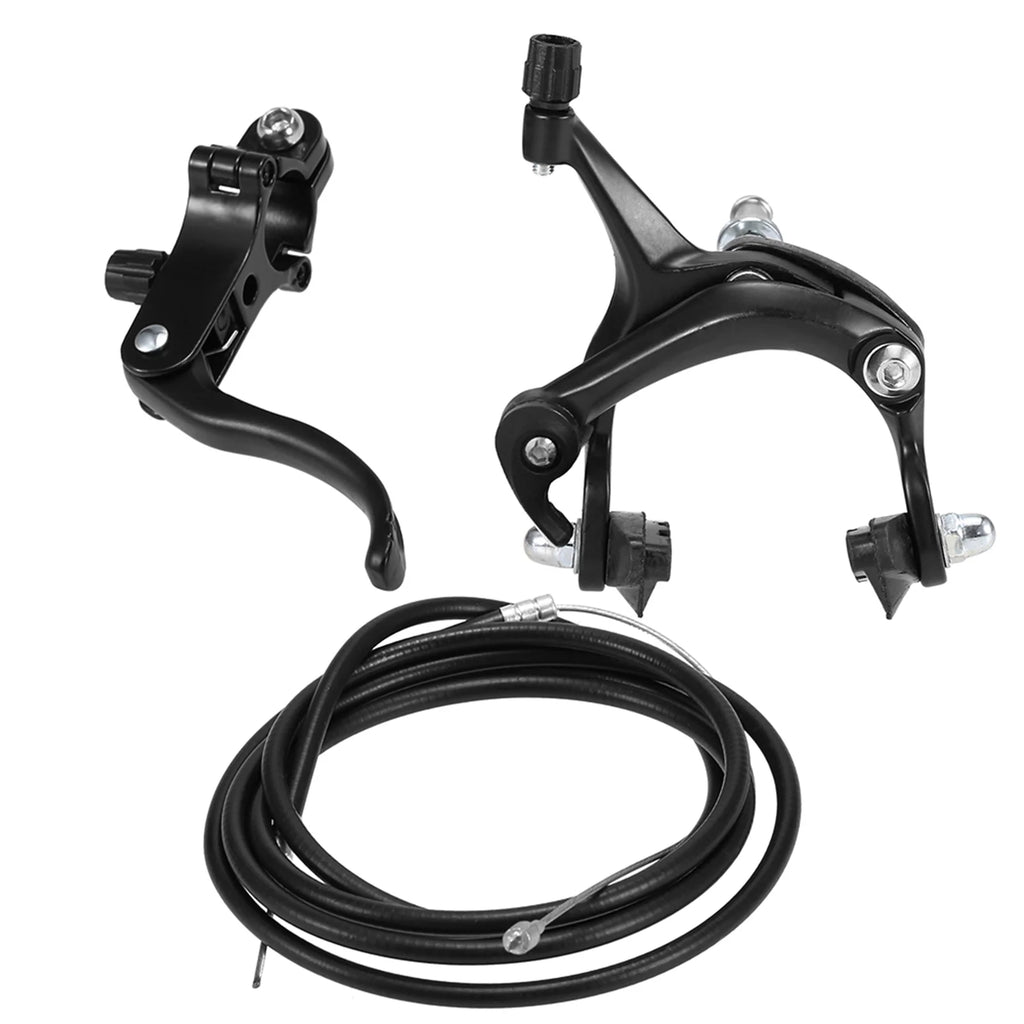 Front Rear Fixie Bike Brake Kit Road Bike Cruiser Brake Set Caliper Side Pull Brake Set R95546