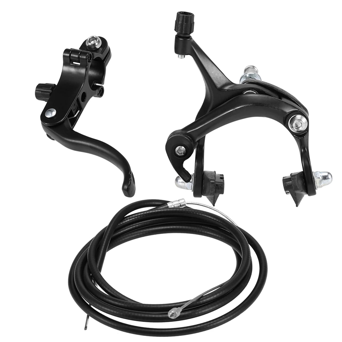 Front Rear Fixie Bike Brake Kit Road Bike Cruiser Brake Set Caliper Side Pull Brake Set R95546