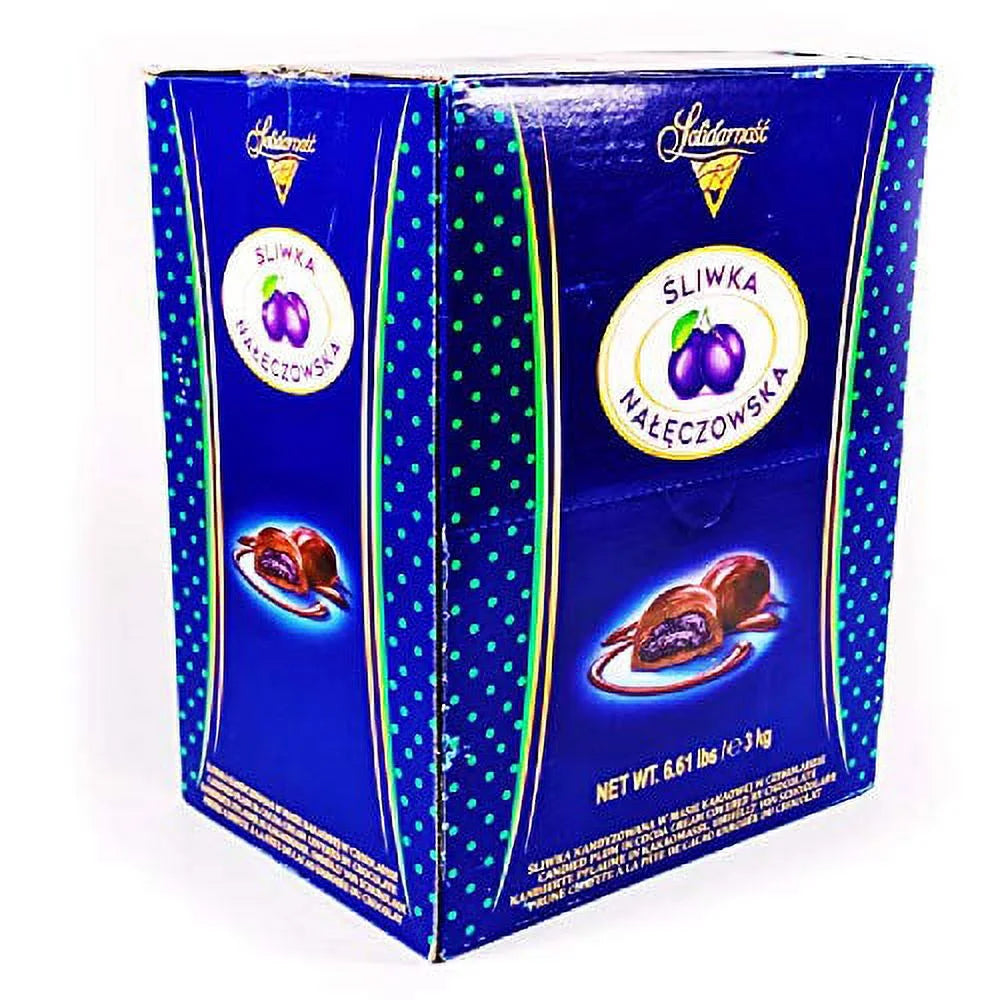 Candied Plums With Cocoa Cream And Chocolate 3 Kg J8071