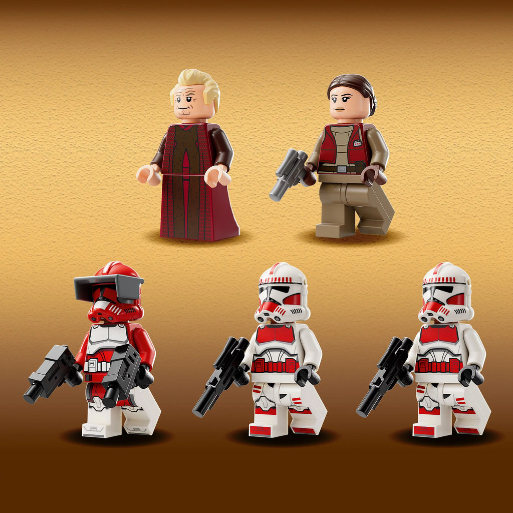 Buildable Star Wars Toy with 3 Clone Trooper Minifigures N80200