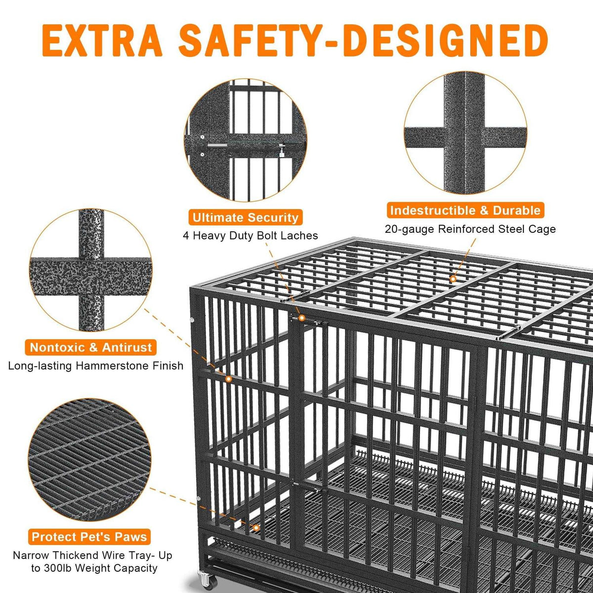 48 inch Heavy Duty Metal Dog Crate K514583