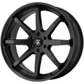 24x10 Satin Black Gloss Black Lip 6x139.7 Bolt Pattern 30mm Offset P404813