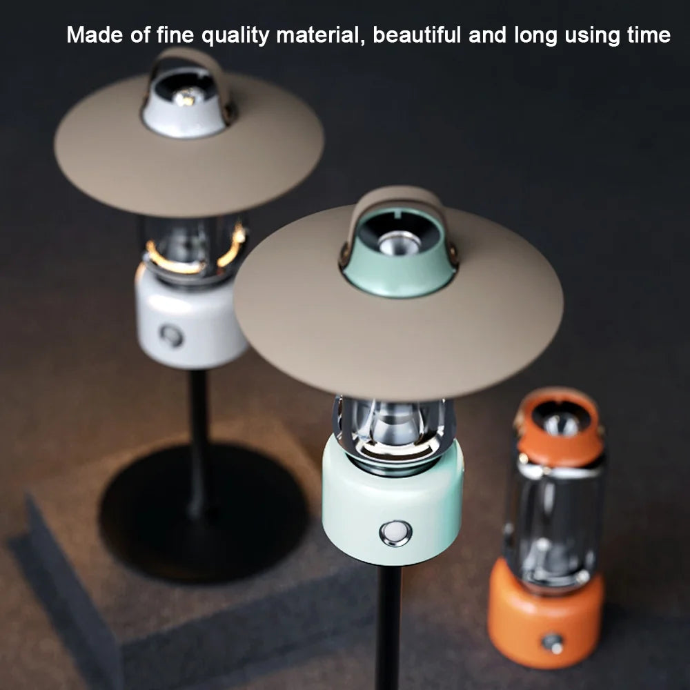Retro LED Tent Lantern U41708