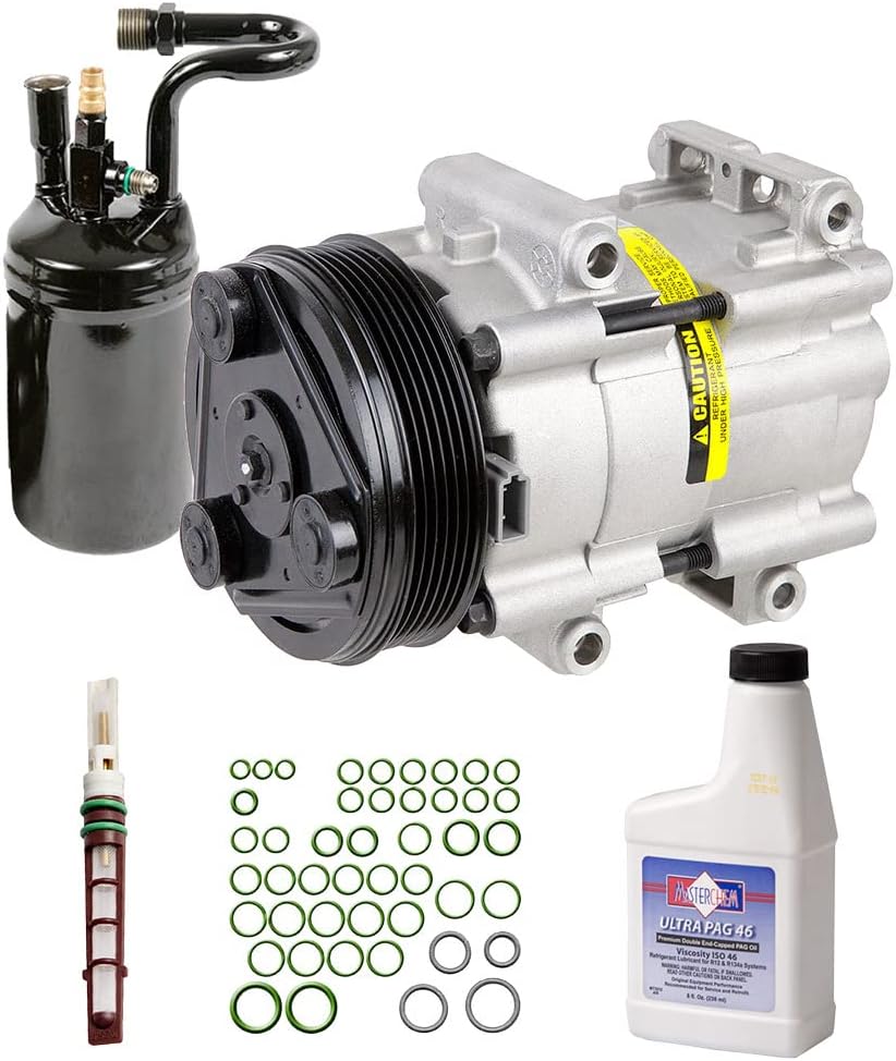 AC Compressor & A/C Kit For 1994 Ford Ranger V6 Mazda B3000 B4000 R134a Air Conditioning C87472