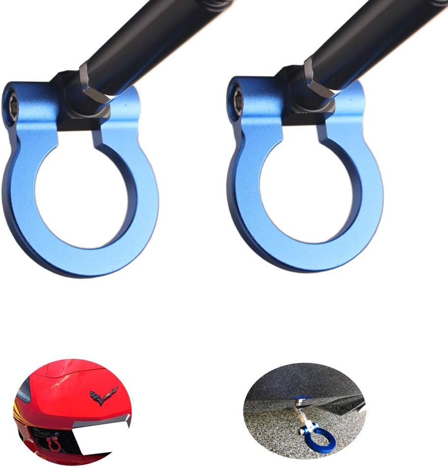 Black Aluminum Tow Hook Pack of 2 Q6638