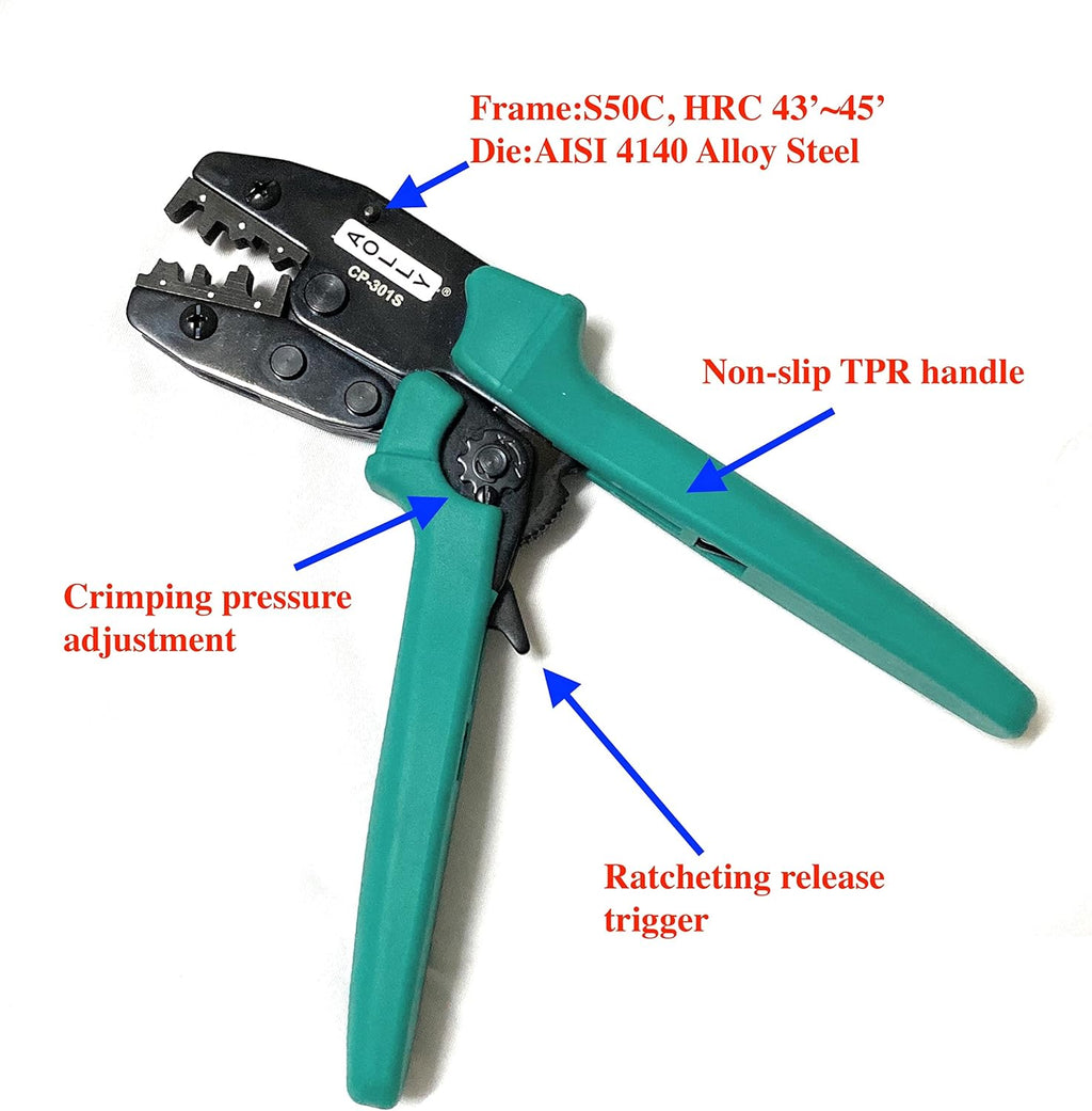 Solar Terminal Crimping Tool 13AWG 11AWG 9 to 7AWG M330