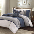 6 Piece Faux Suede Duvet Cover, King/California King (104 in x 92 in), Brown N12909