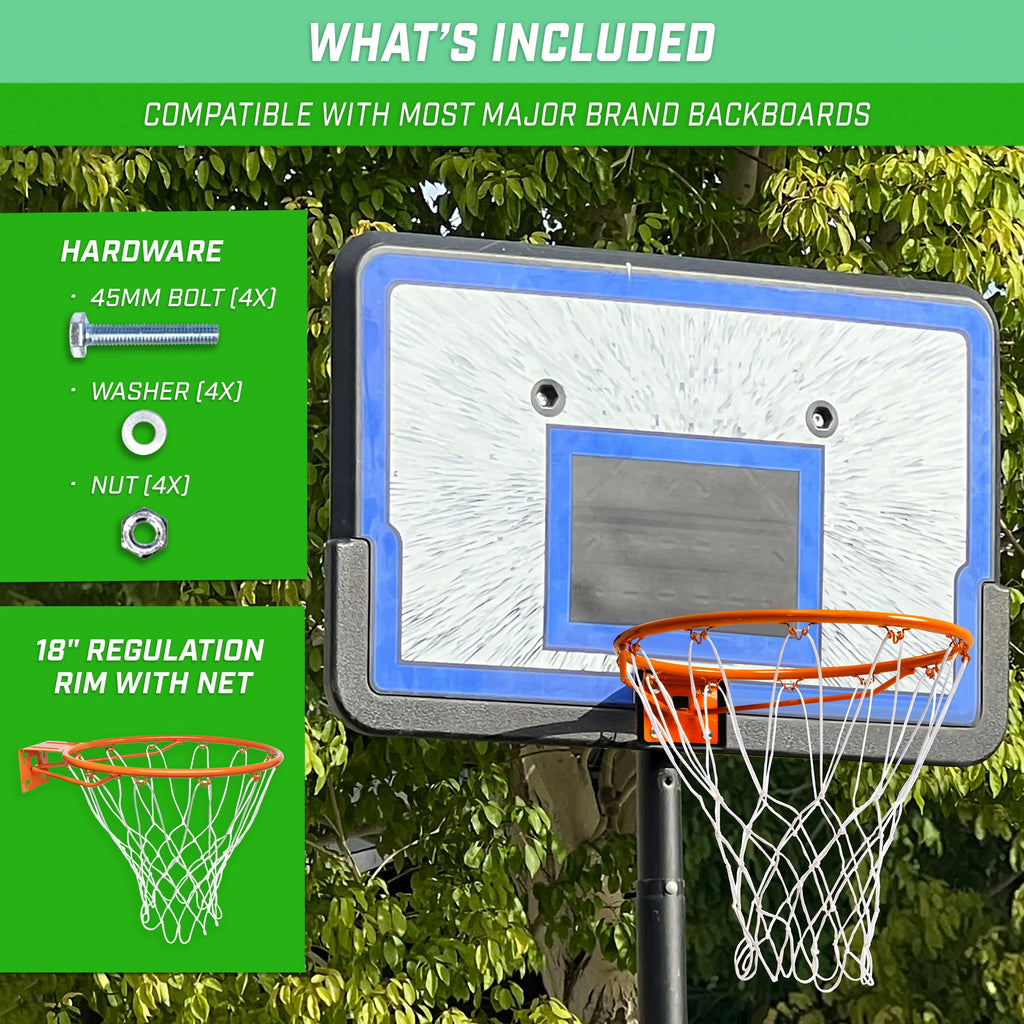 18 Steel Basketball Rim T570