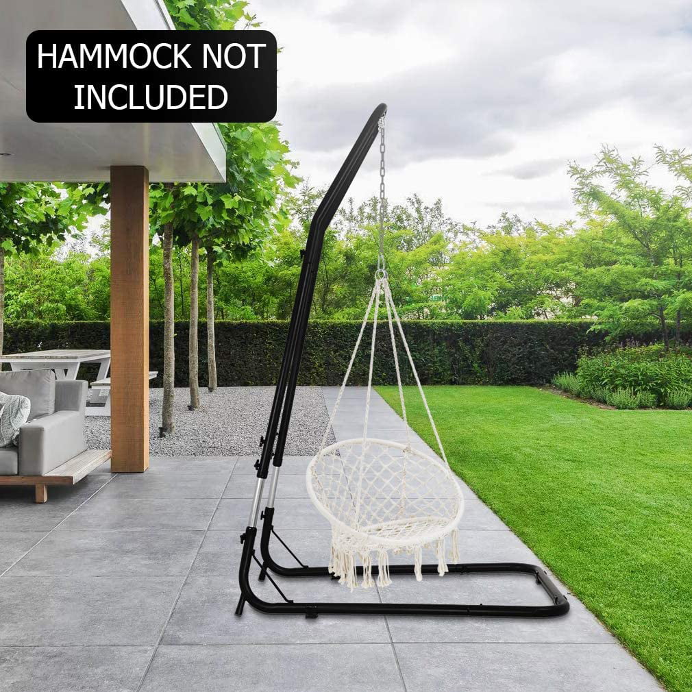 Hammock Stands Solid Steel Black S646
