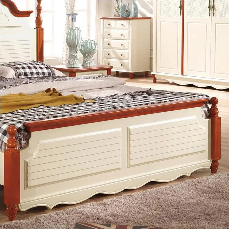 Rustic Wood Bed O617979