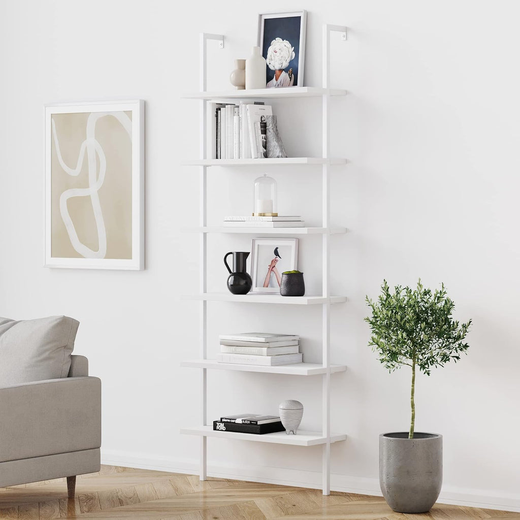 5-Shelf Oak Wood Modern Bookcase B999
