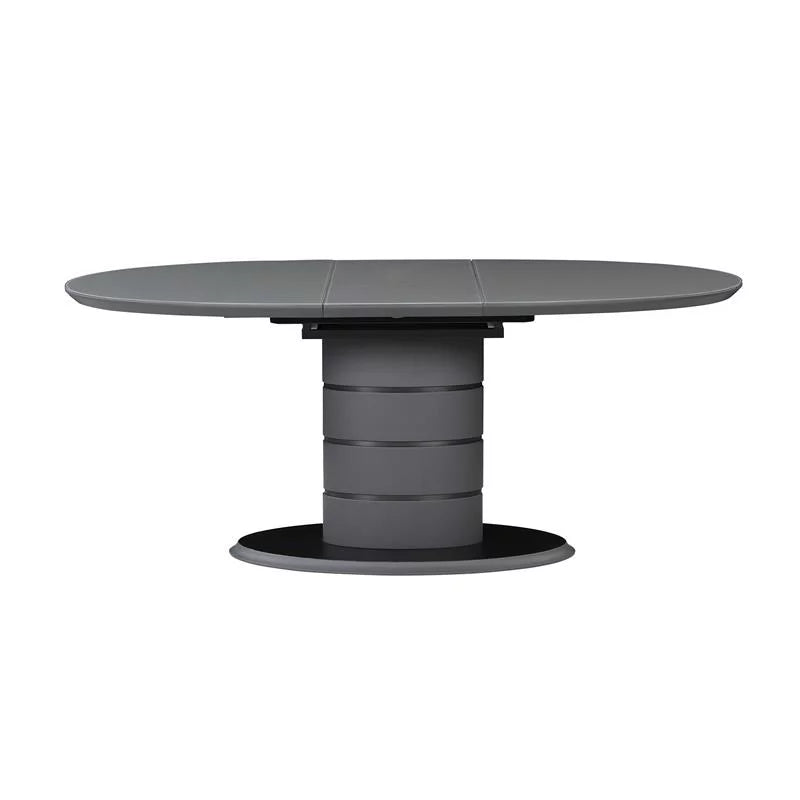 Matte Gray & Black Wood 5-PC Dining Set L17141