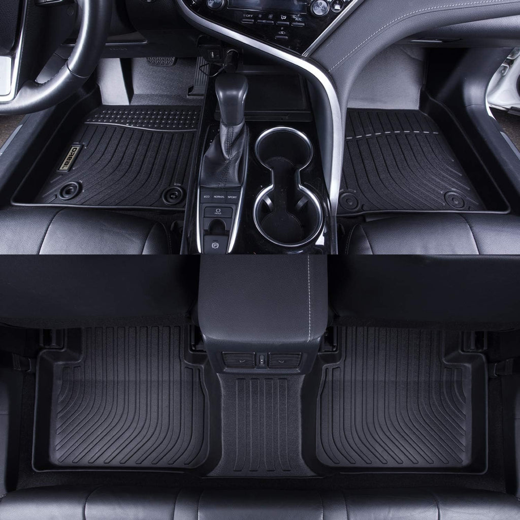 Black Floor Mats Front and Rear Car Carpet N854