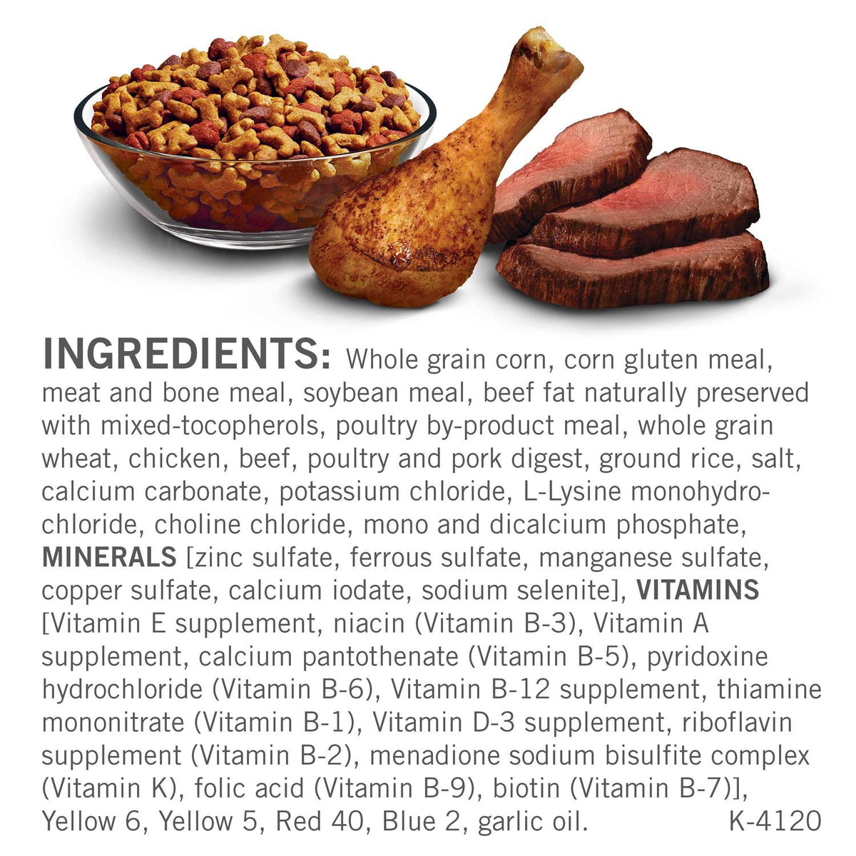 Chicken & Beef Little Bites Dry Dog Food S456