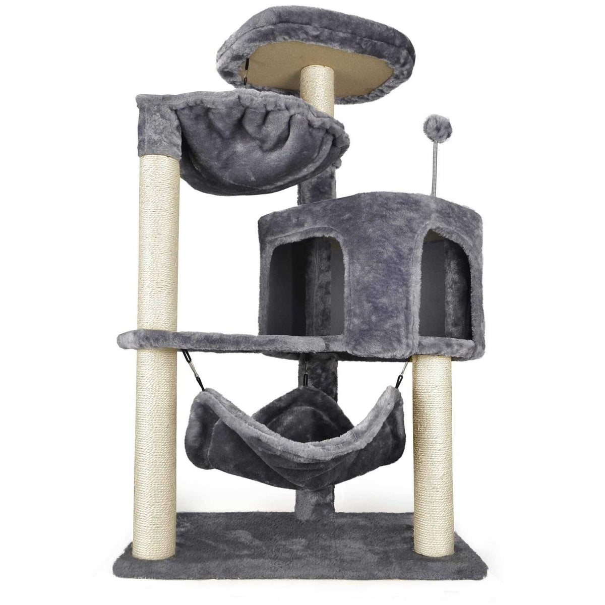Cat Tree with Cat Condo and Hammock L848798