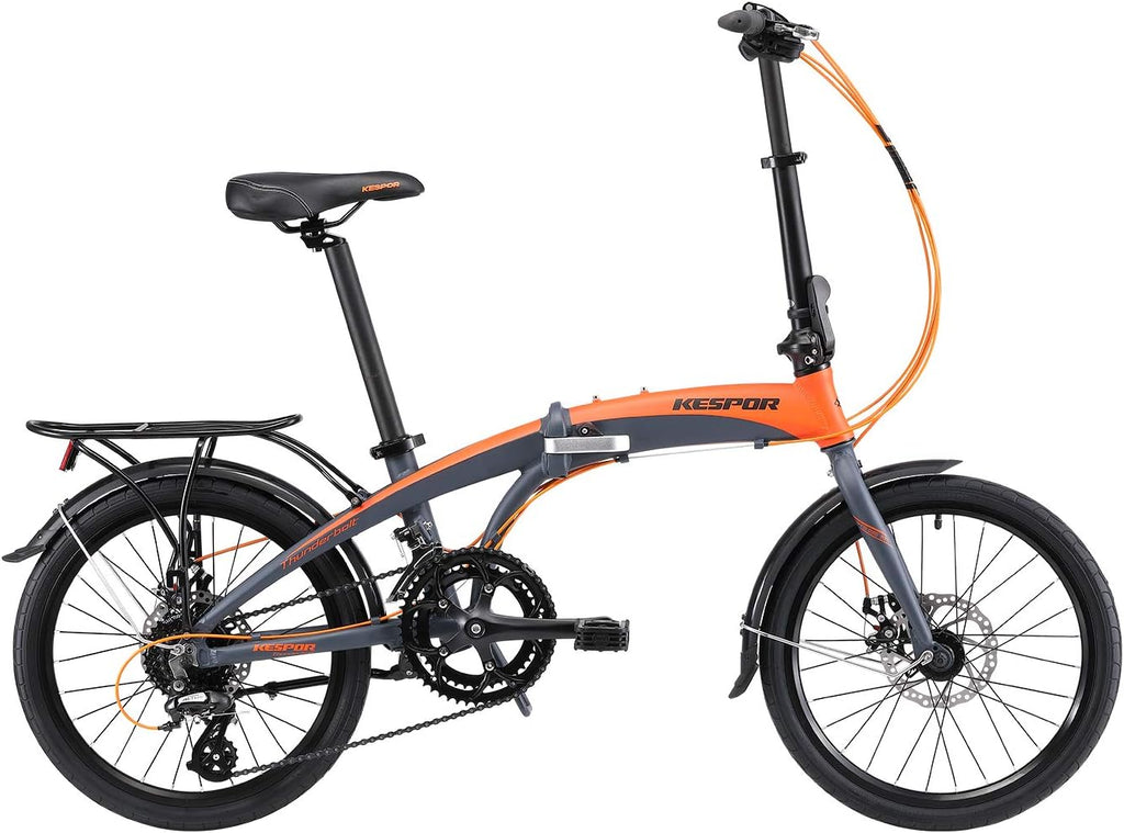 Folding Bike, 20-inch Wheels, Shimano 16 Speed, Disc Brake C63033
